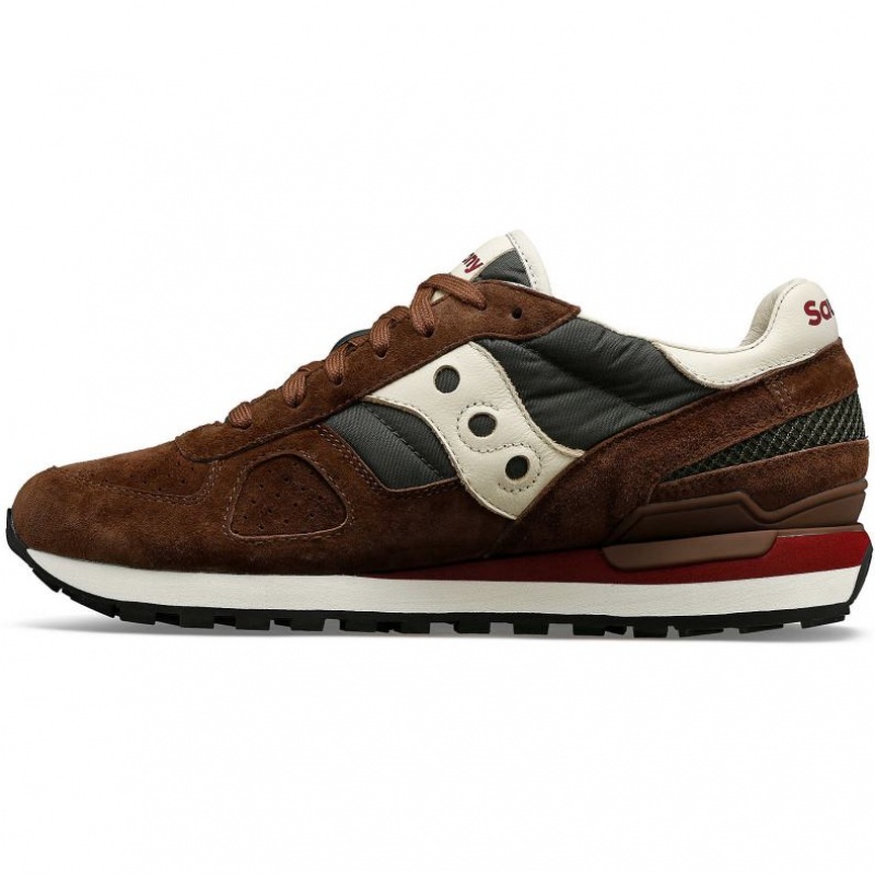 Brown Men's Saucony Shadow Original Premium Sneakers | MALAYSIA-BXDE