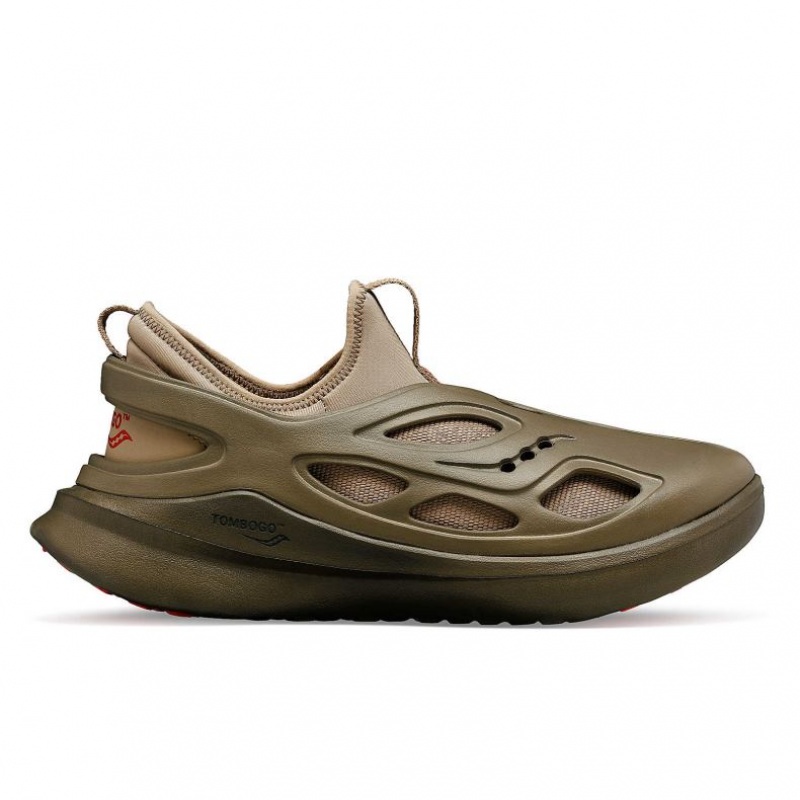 Brown Men\'s Saucony TOMBOGO™ x Butterfly Sneakers | MALAYSIA-CQOV