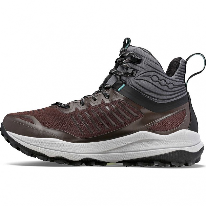 Brown Men's Saucony Ultra Ridge GTX Trail Running Shoes | MALAYSIA-WVNR