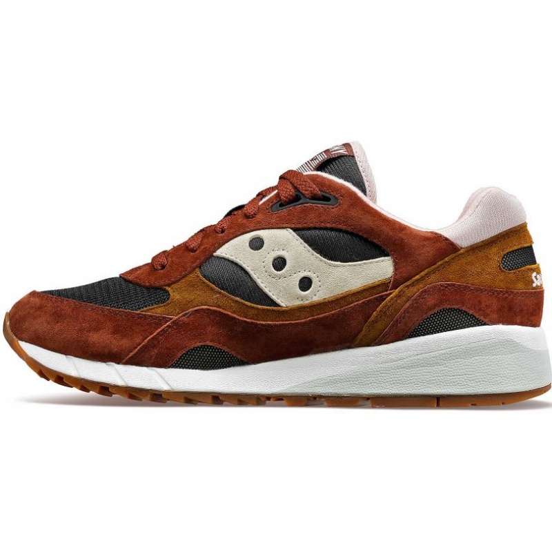 Brown / Black Men's Saucony Shadow 6000 Sneakers | MALAYSIA-KBHA