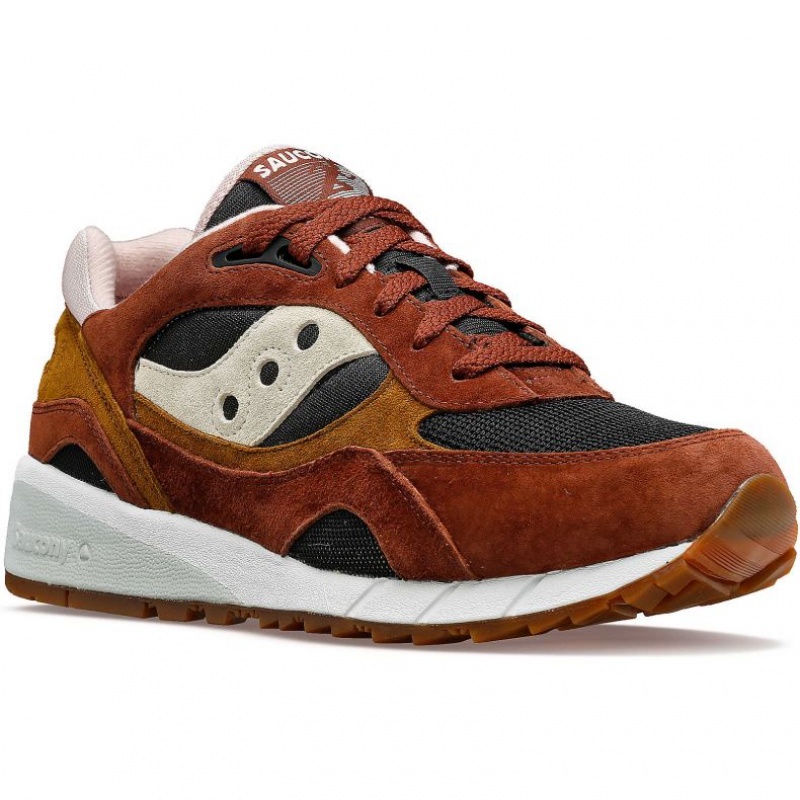 Brown / Black Women's Saucony Shadow 6000 Sneakers | MALAYSIA-DANM