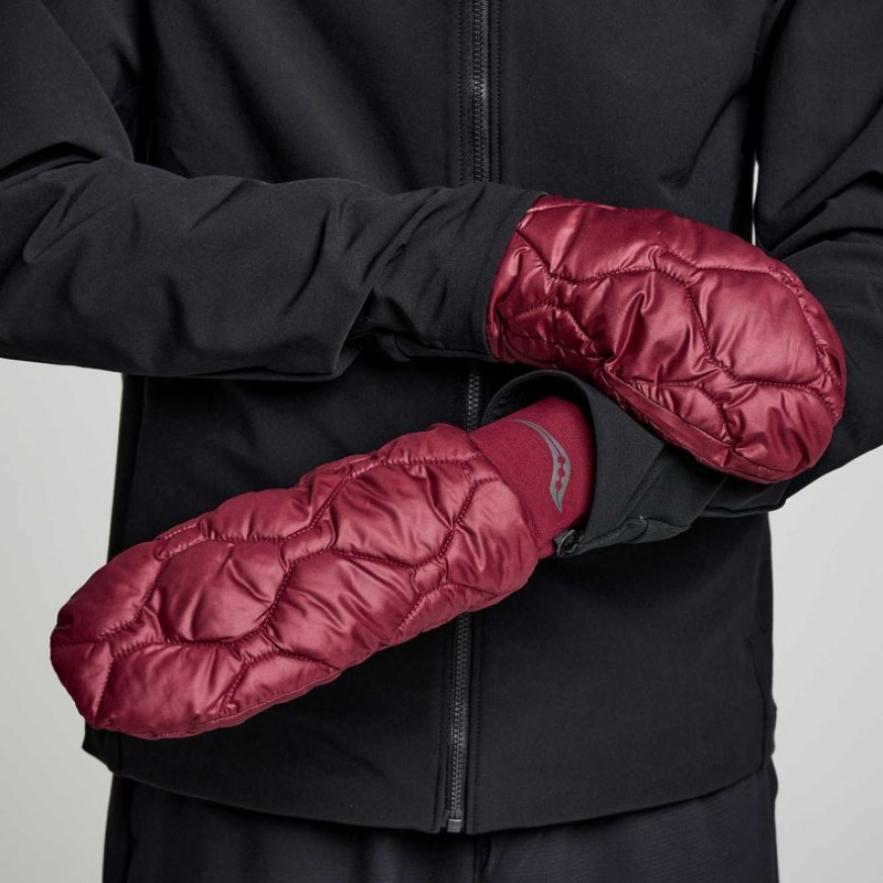 Burgundy Men\'s Saucony Oysterpuff Mitt | MALAYSIA-OXUZ