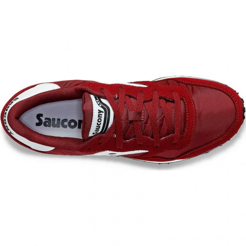 Burgundy Women's Saucony DXN Sneakers | MALAYSIA-XRMK