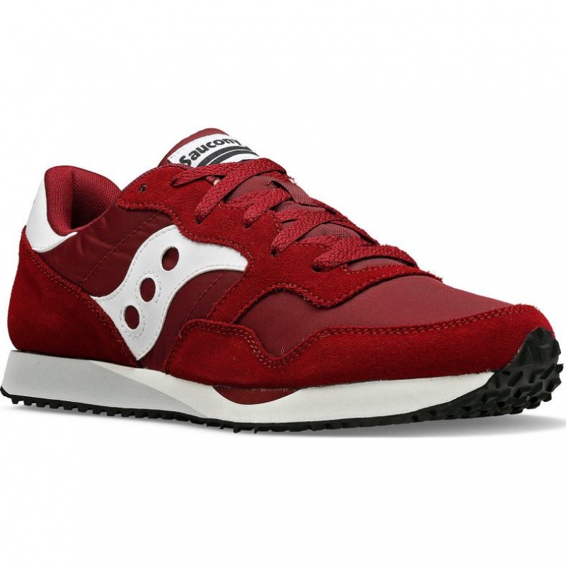 Burgundy Women's Saucony DXN Sneakers | MALAYSIA-XRMK