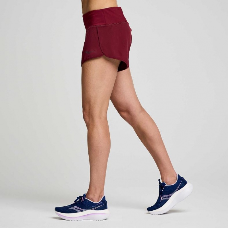 Burgundy Women's Saucony Outpace 2.5