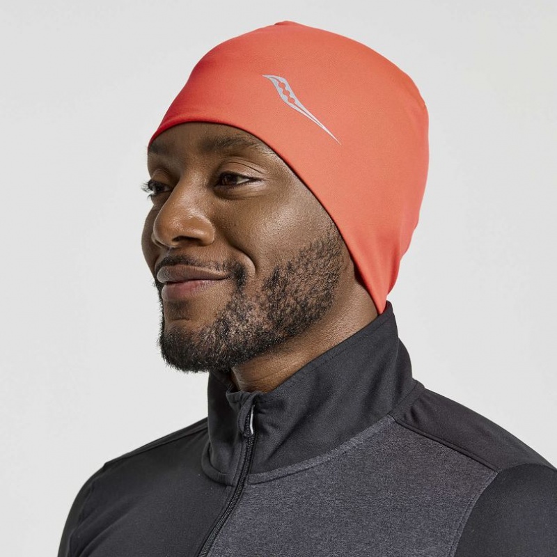 Coral Men\'s Saucony Solstice Beanie | MALAYSIA-ZOEA