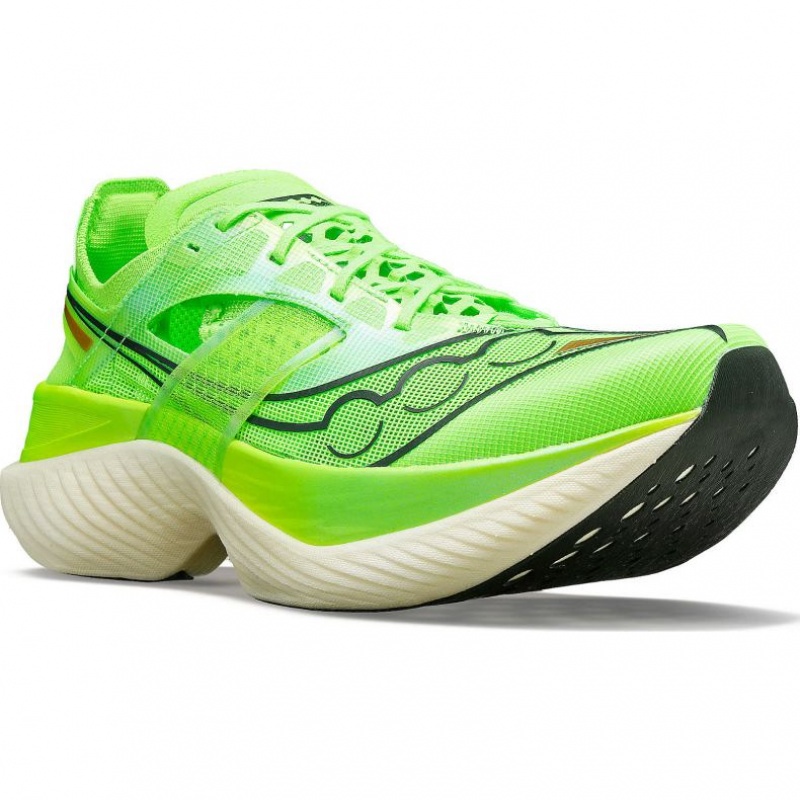 Green Men's Saucony Endorphin Elite Running Shoes | MALAYSIA-RUMO