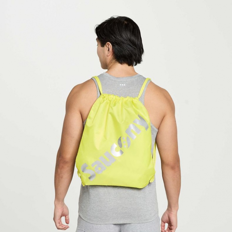 Green Men\'s Saucony String Bag | MALAYSIA-PXMD