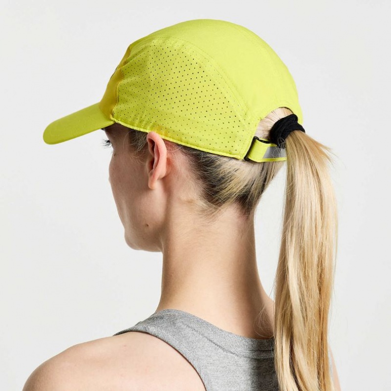 Green Women's Saucony Outpace Hat | MALAYSIA-QPKZ