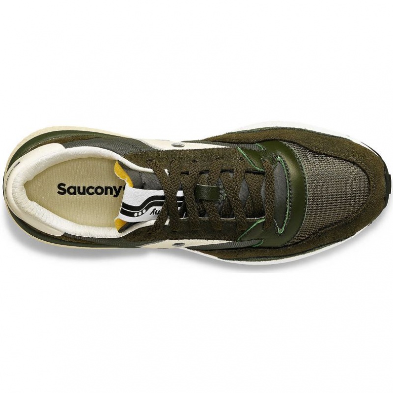 Green / Cream Women's Saucony Jazz NXT Sneakers | MALAYSIA-YHDM