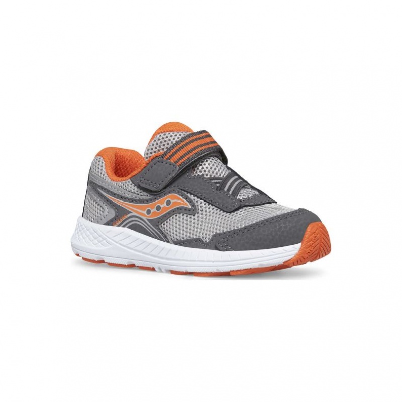 Grey Big Kids' Saucony Ride 10 Jr. Sneakers | MALAYSIA-FLZS