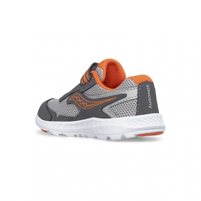 Grey Big Kids' Saucony Ride 10 Jr. Sneakers | MALAYSIA-FLZS