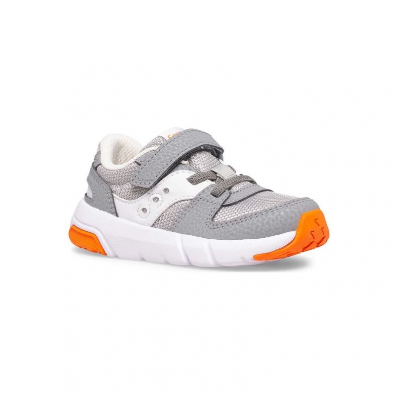 Grey Little Kids' Saucony Jazz Lite 2.0 Sneakers | MALAYSIA-HODW