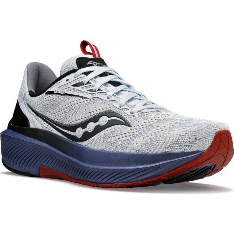 Grey Men's Saucony Echelon 9 Running Shoes | MALAYSIA-OIXG