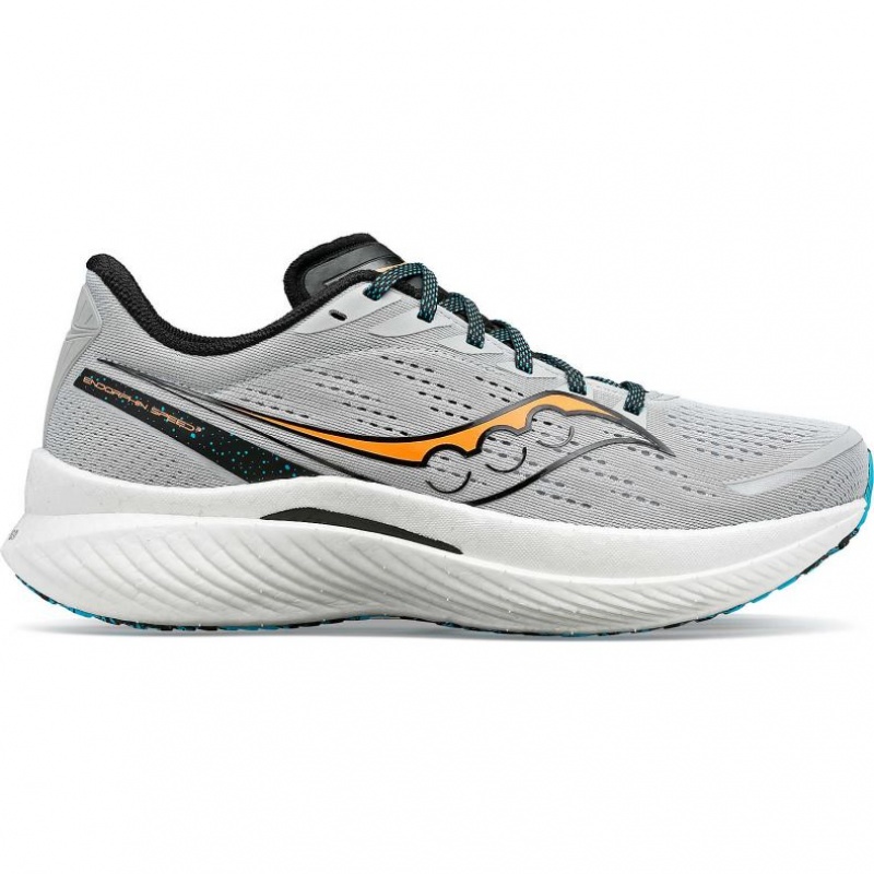 Grey Men\'s Saucony Endorphin Speed 3 Running Shoes | MALAYSIA-KNWY