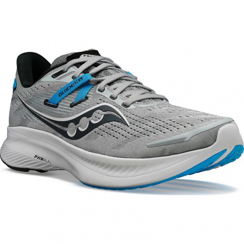 Grey Men's Saucony Guide 16 Running Shoes | MALAYSIA-YBGH