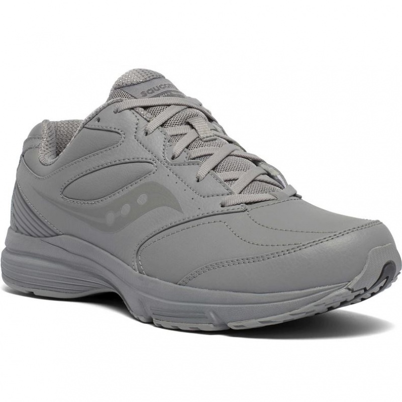 Grey Men's Saucony Integrity Walker 3 Walking Shoes | MALAYSIA-KLVN