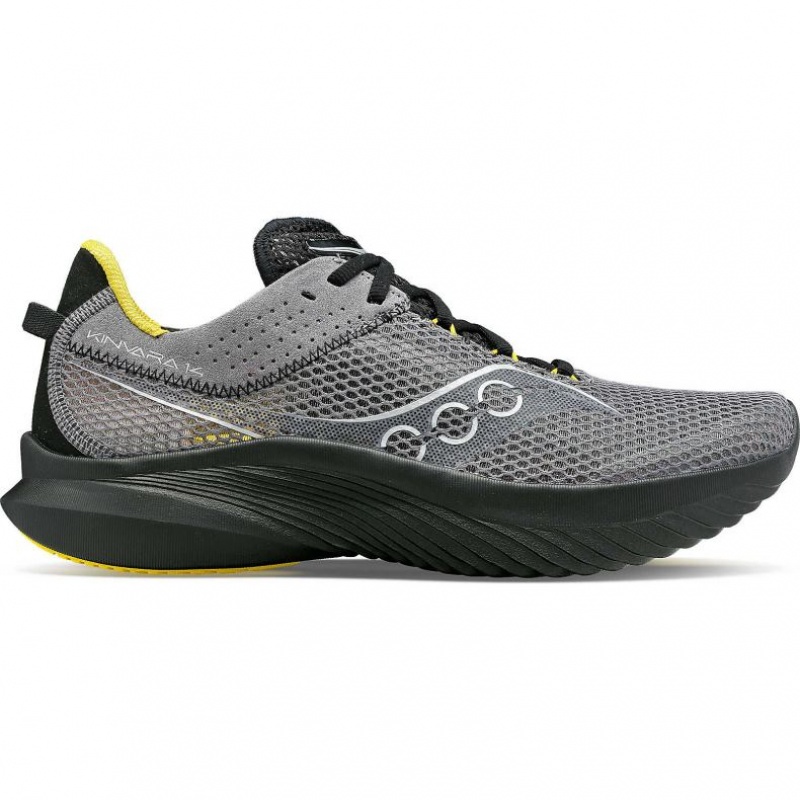 Grey Men\'s Saucony Kinvara 14 Running Shoes | MALAYSIA-CYXE