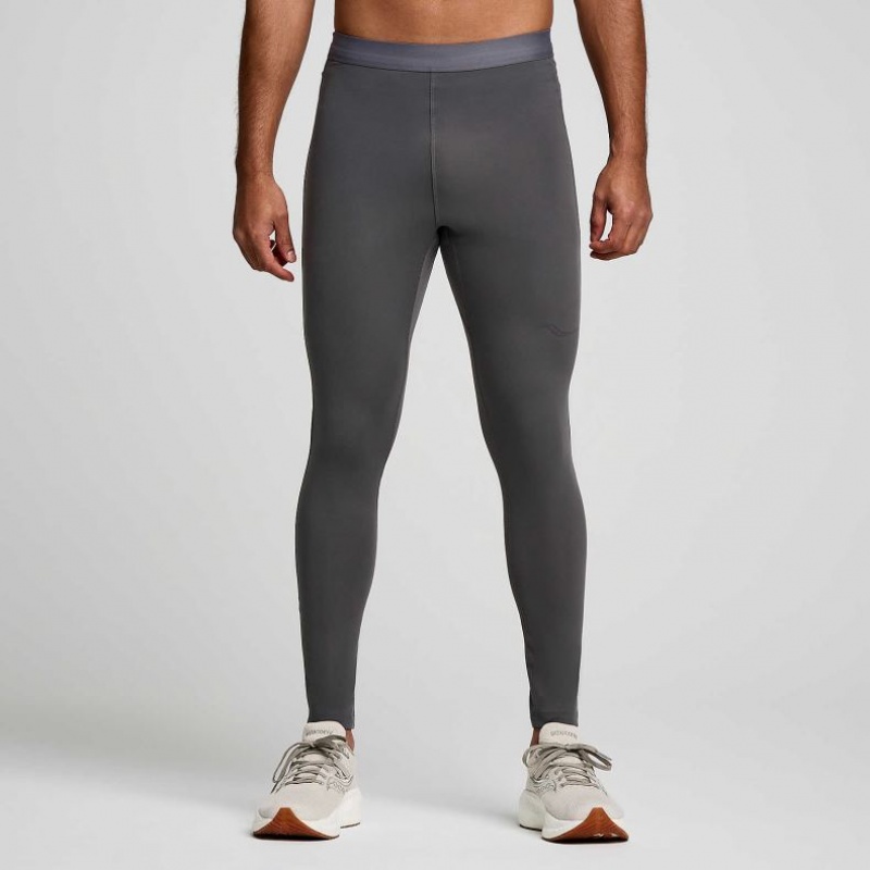 Grey Men\'s Saucony Solstice Tight | MALAYSIA-VNDG