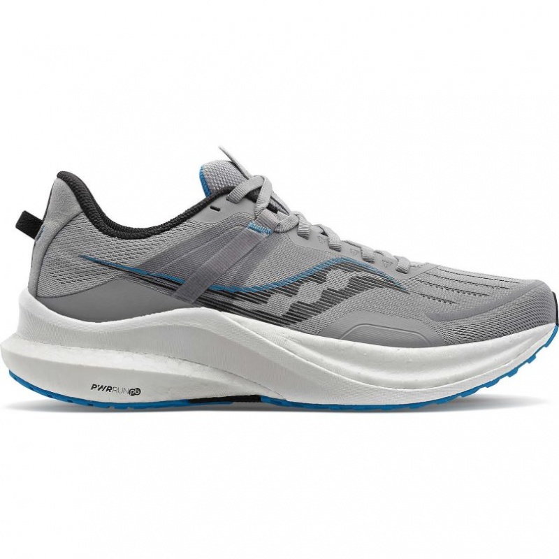 Grey Men\'s Saucony Tempus Wide Running Shoes | MALAYSIA-PLNJ