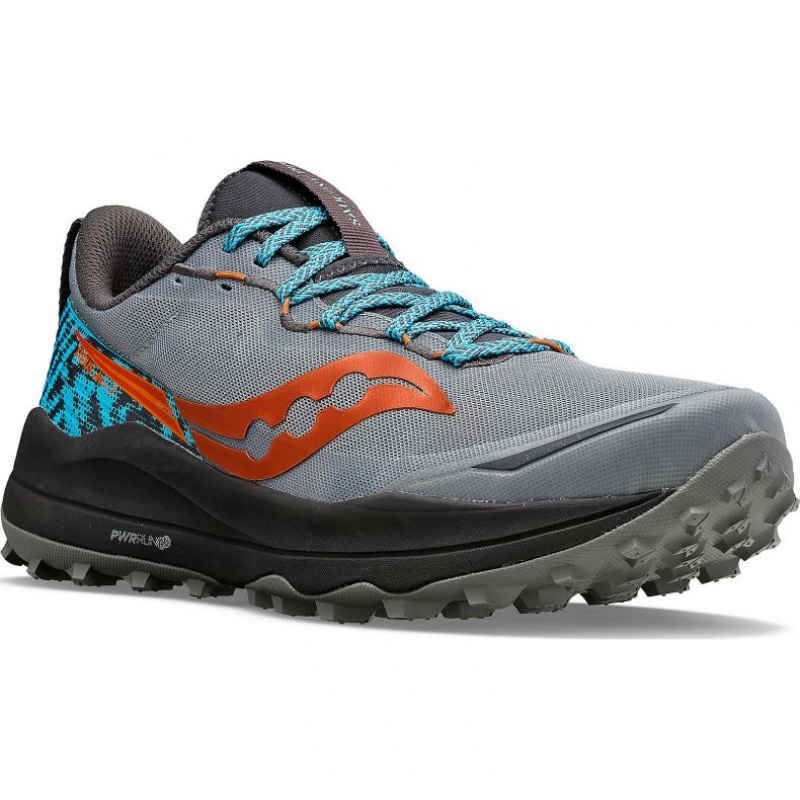 Grey Men's Saucony Xodus Ultra 2 Trail Running Shoes | MALAYSIA-VQTH