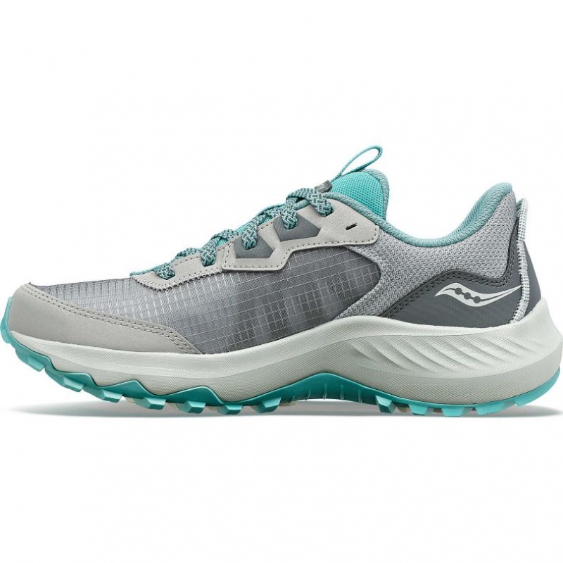 Grey Women's Saucony Aura TR Trail Running Shoes | MALAYSIA-GIYJ