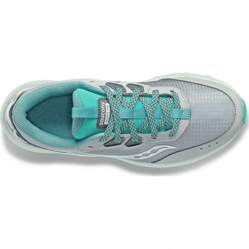 Grey Women's Saucony Aura TR Trail Running Shoes | MALAYSIA-GIYJ