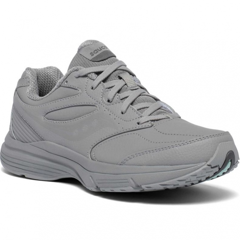 Grey Women's Saucony Integrity Walker 3 Extra Wide Running Shoes | MALAYSIA-WIMQ