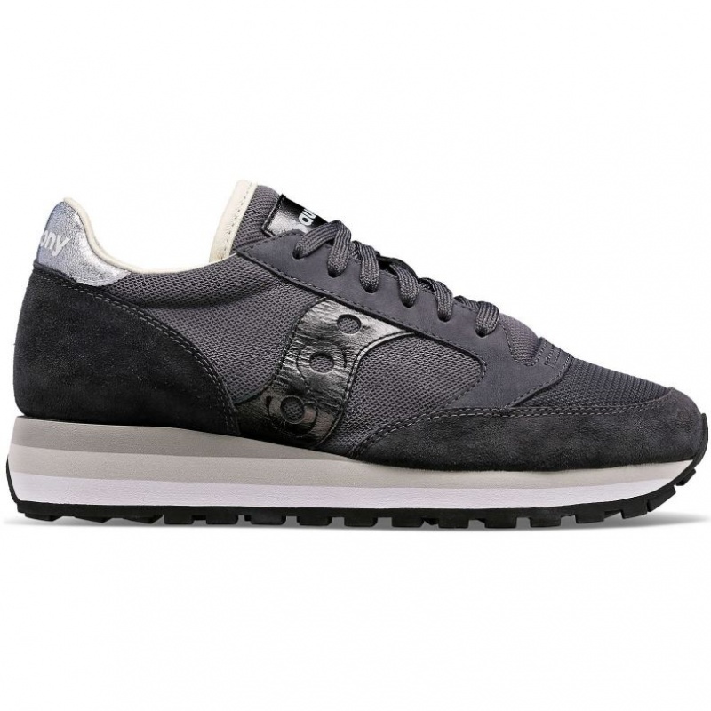 Grey Women\'s Saucony Jazz Triple Sneakers | MALAYSIA-RVXM