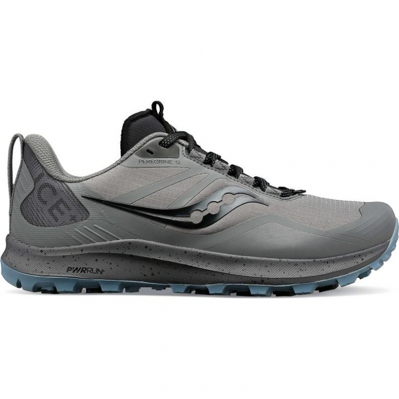 Grey Women\'s Saucony Peregrine ICE+ 3 Trail Running Shoes | MALAYSIA-BKTV