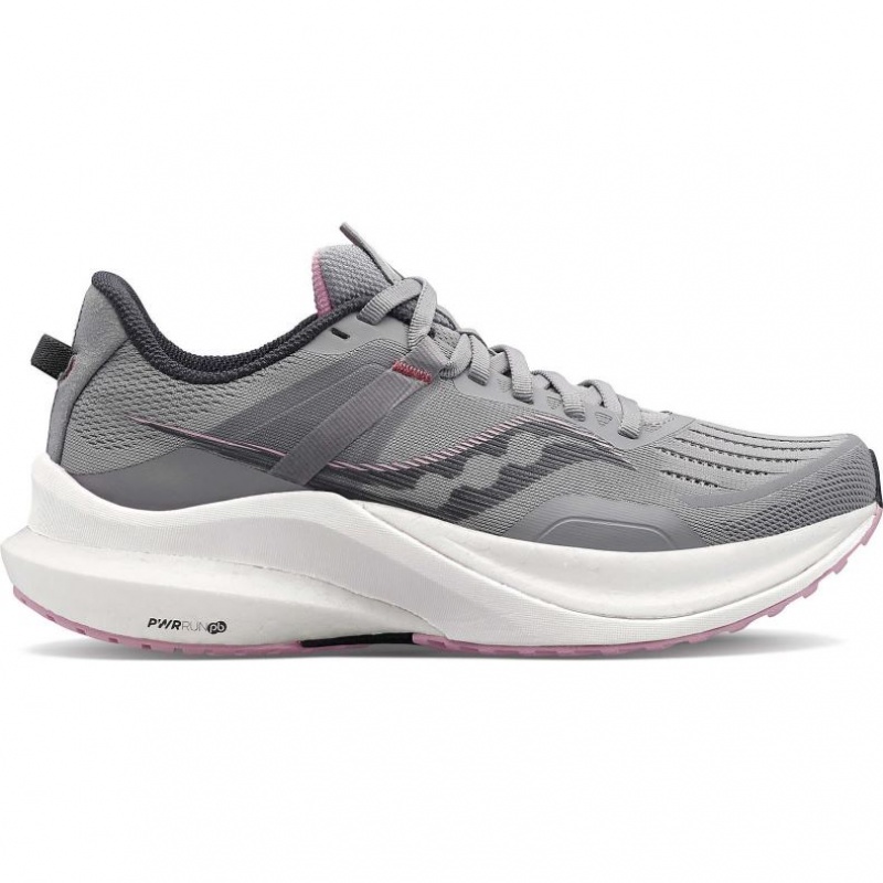 Grey Women\'s Saucony Tempus Running Shoes | MALAYSIA-LJOX