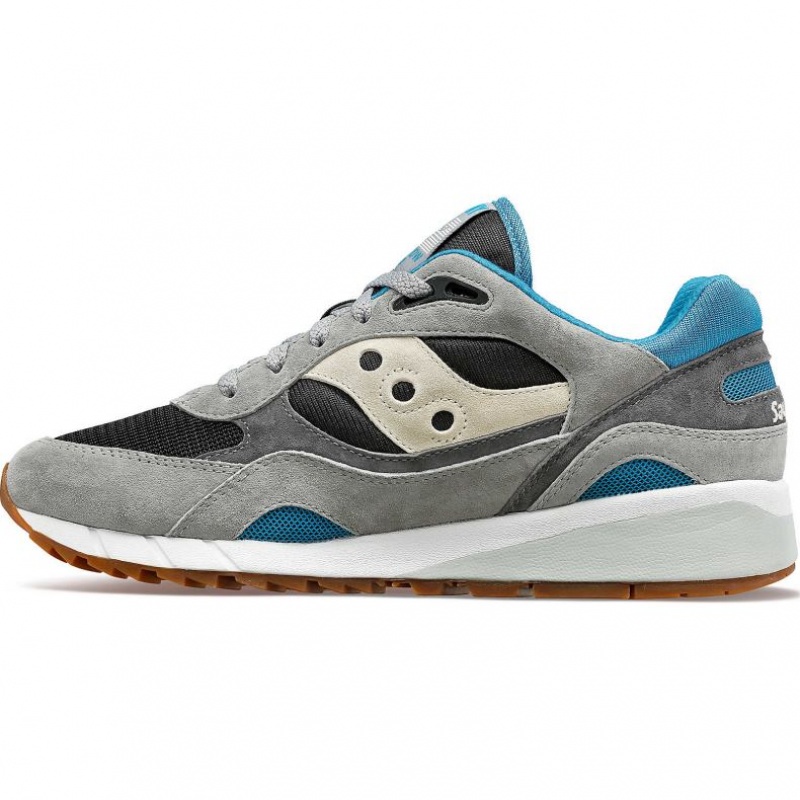 Grey / Black Men's Saucony Shadow 6000 Sneakers | MALAYSIA-EGOA