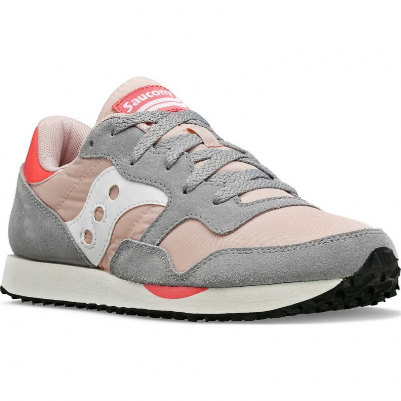 Grey / Pink Women's Saucony DXN Sneakers | MALAYSIA-ANPY