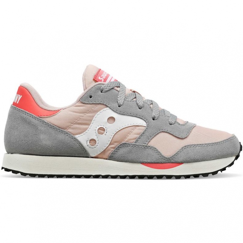 Grey / Pink Women\'s Saucony DXN Sneakers | MALAYSIA-ANPY