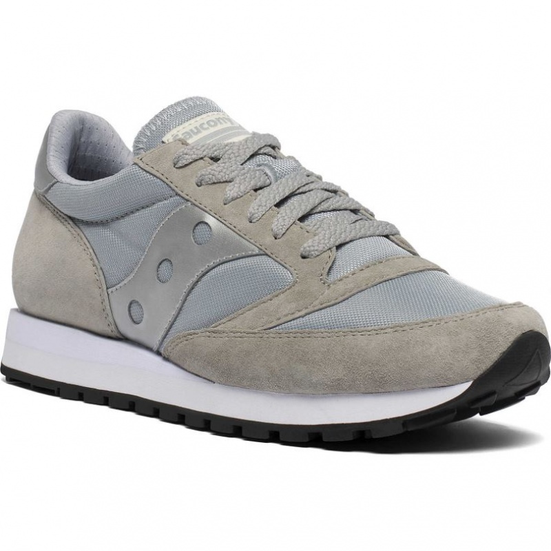 Grey / Silver Men's Saucony Jazz 81 Sneakers | MALAYSIA-KDZP