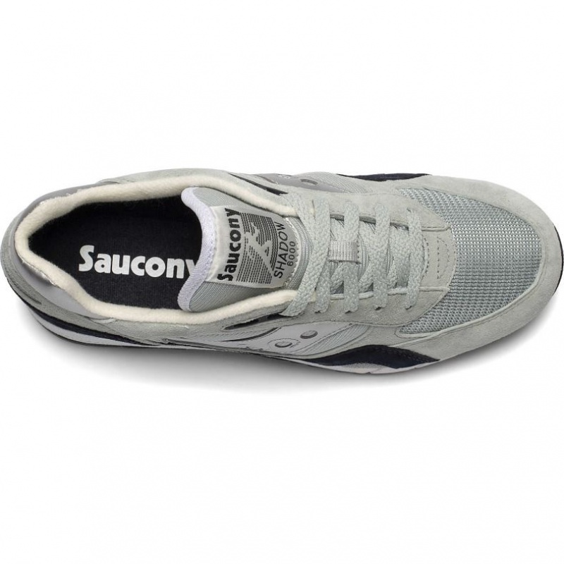 Grey / Silver Women's Saucony Shadow 6000 Sneakers | MALAYSIA-ZAMF