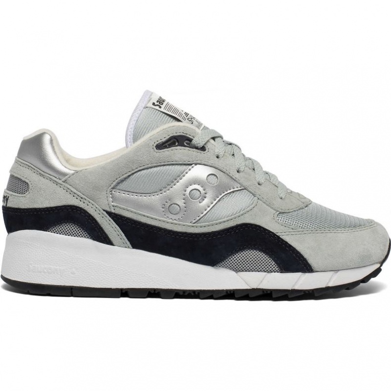 Grey / Silver Women\'s Saucony Shadow 6000 Sneakers | MALAYSIA-ZAMF