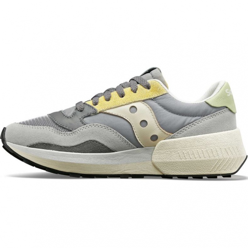 Grey / Yellow Women's Saucony Jazz NXT Sneakers | MALAYSIA-OFJN