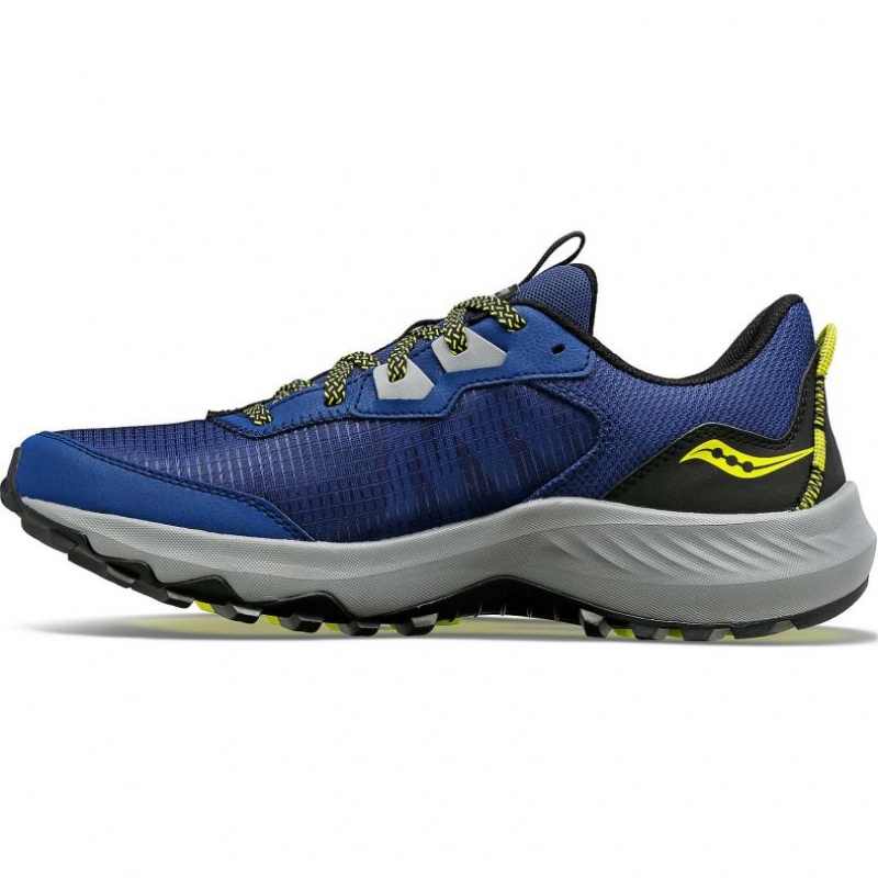 Indigo Men's Saucony Aura TR Trail Running Shoes | MALAYSIA-QWPO