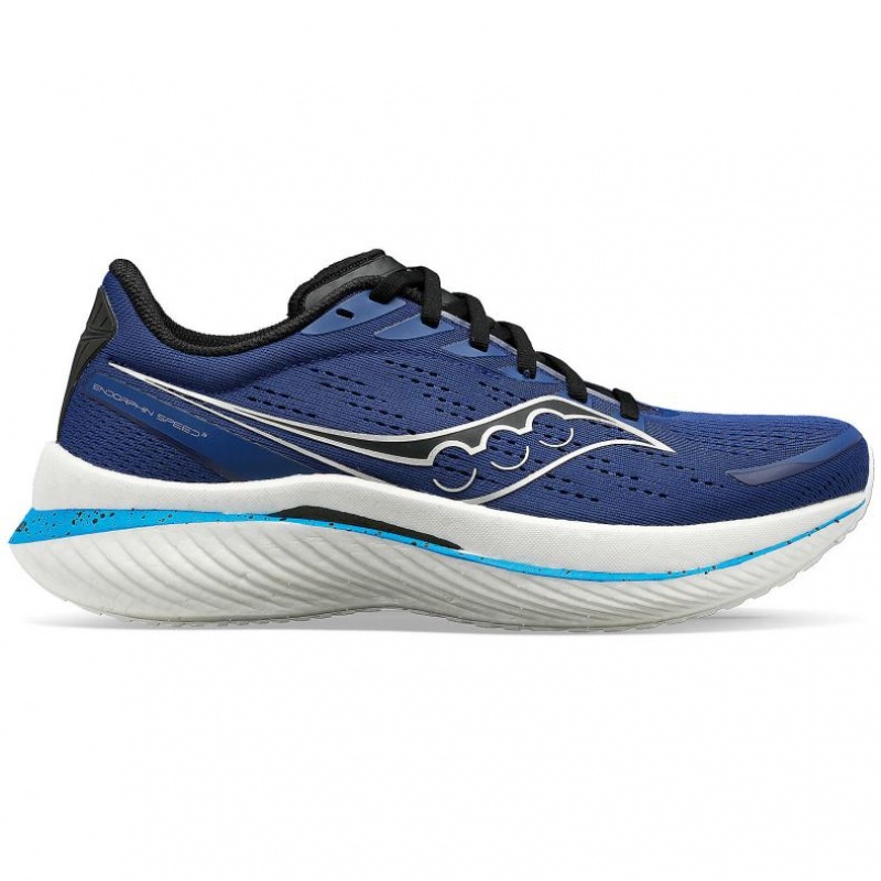 Indigo Men\'s Saucony Endorphin Speed 3 Running Shoes | MALAYSIA-EOGL