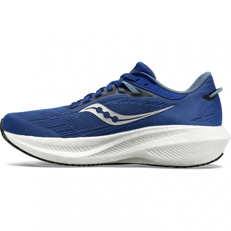 Indigo Men's Saucony Triumph 21 Running Shoes | MALAYSIA-JNPU