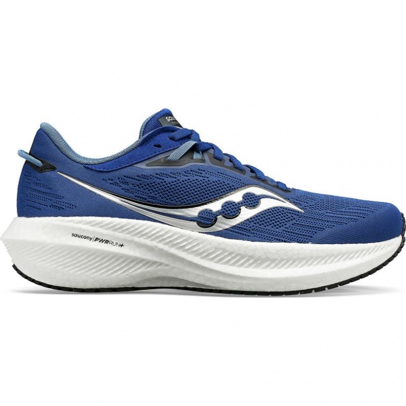 Indigo Men\'s Saucony Triumph 21 Running Shoes | MALAYSIA-JNPU