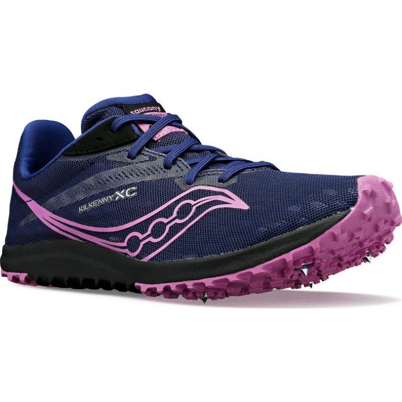 Indigo Women's Saucony Kilkenny XC9 Spikes | MALAYSIA-IYLH