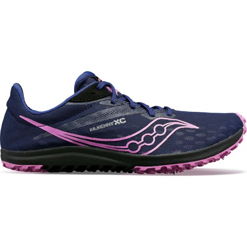 Indigo Women\'s Saucony Kilkenny XC9 Spikes | MALAYSIA-IYLH