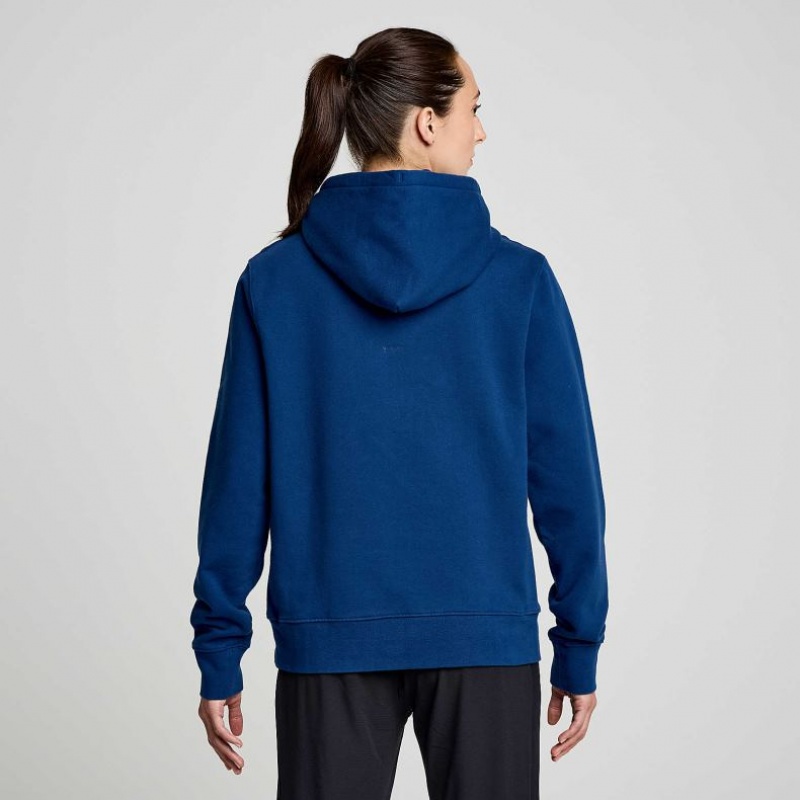 Indigo Women's Saucony Recovery Hoodie | MALAYSIA-FJNG