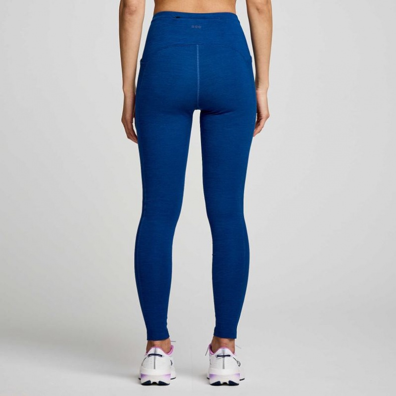 Indigo Women's Saucony Solstice Tight | MALAYSIA-EZKO