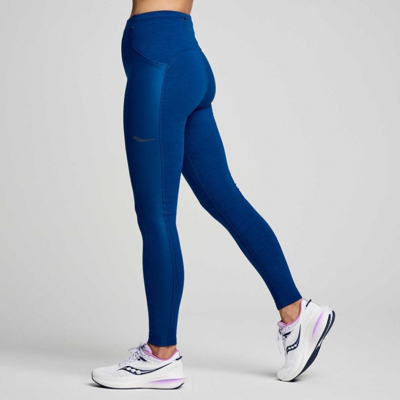 Indigo Women's Saucony Solstice Tight | MALAYSIA-EZKO