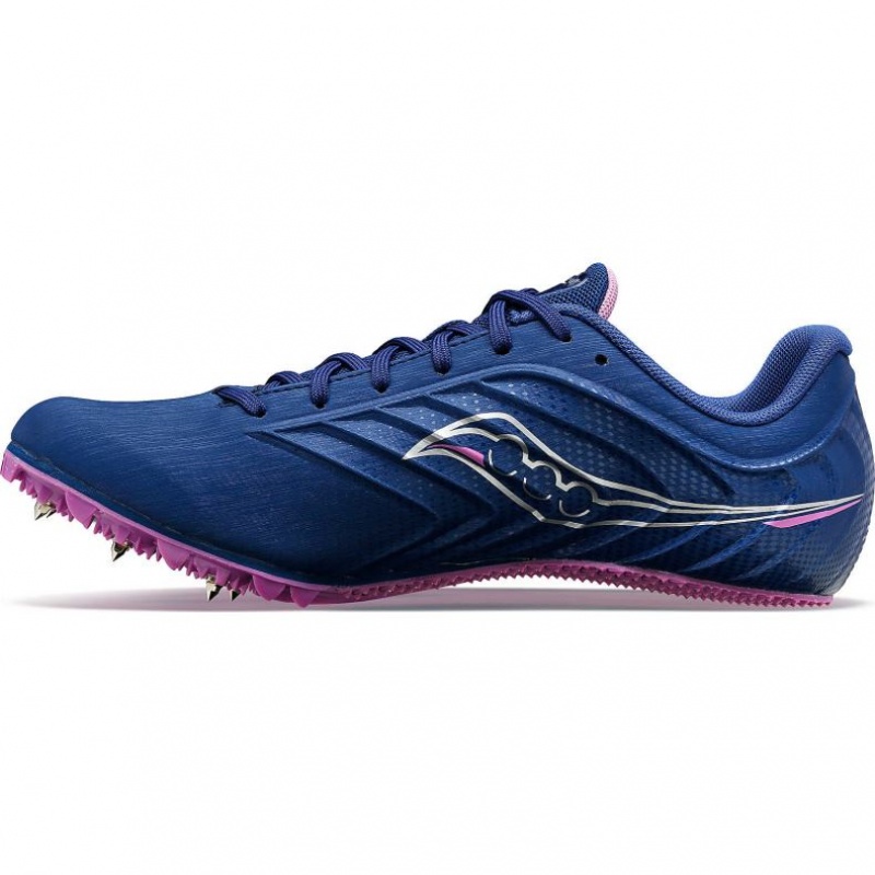 Indigo Women's Saucony Spitfire 5 Spikes | MALAYSIA-ITUB