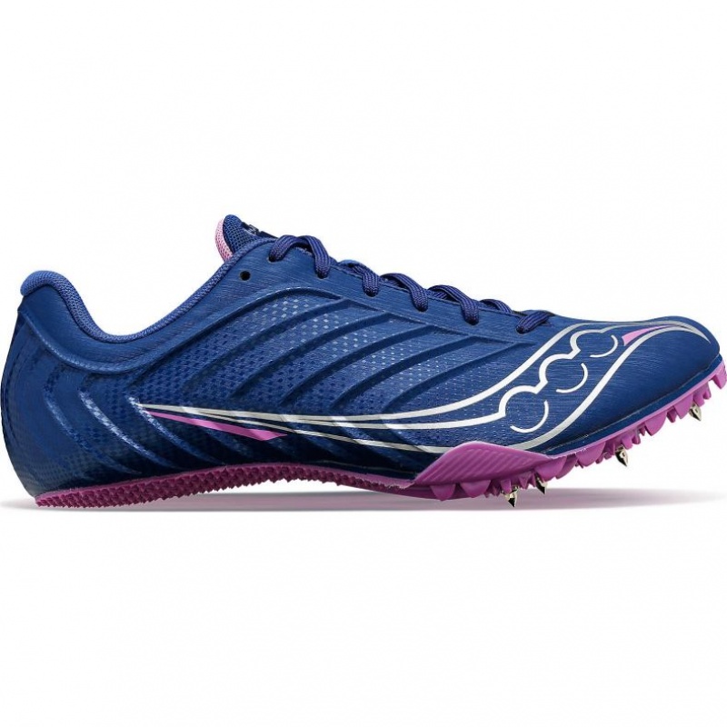 Indigo Women\'s Saucony Spitfire 5 Spikes | MALAYSIA-ITUB