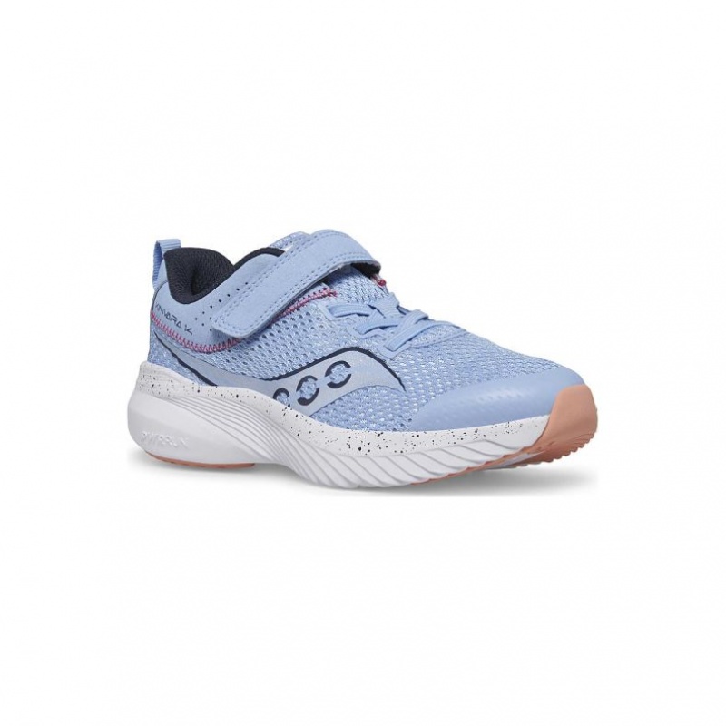 Light Blue Big Kids' Saucony Kinvara 14 A/C Sneakers | MALAYSIA-AWBX